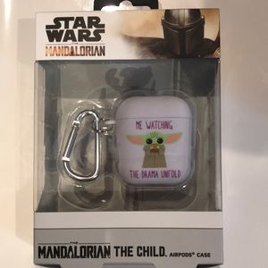 Brand new Star Wars Mandalorian the Child AirPods Case